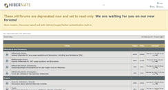 Desktop Screenshot of forum.hibernate.org