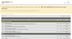 Desktop Screenshot of forums.hibernate.org